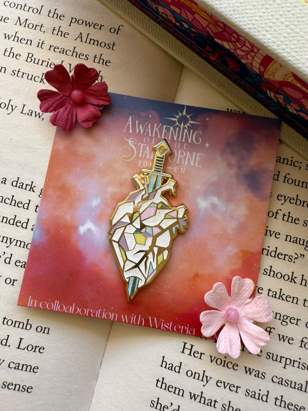 Mosaic Heart Pin - Awakening of the Starborne | Officially Licensed