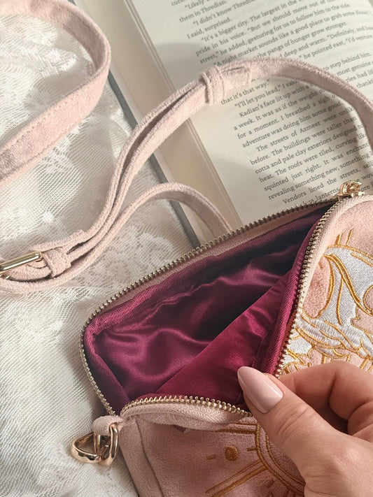 PRE-ORDER Dragonheart Pink Luxe E-Reader Carrier Bag