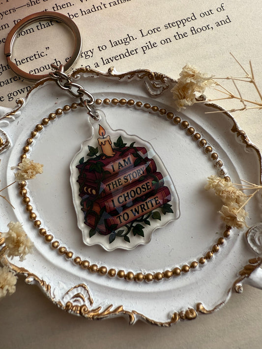 I Am the Story I Choose to Write - Officially Licensed "The Forgotten Dawn" Keychain