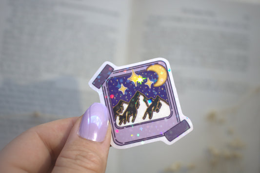 ACOTAR Mountains Sticker