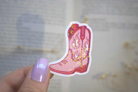 Cowboy Boot Sticker