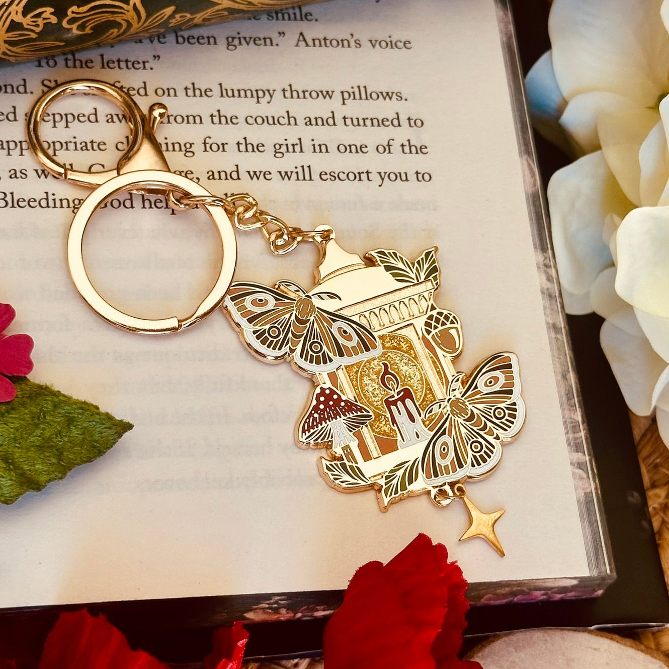 Woodland Lantern Keychain