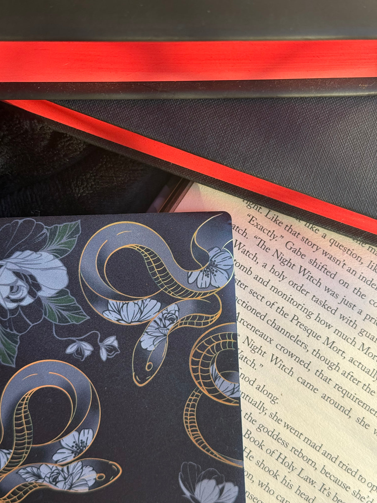 Snakes and Roses E-Reader Insert