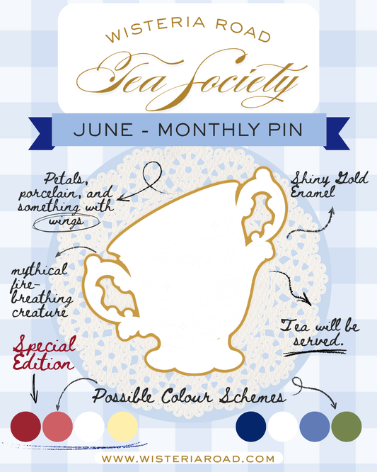 Tea Society Pin Club - June Edition